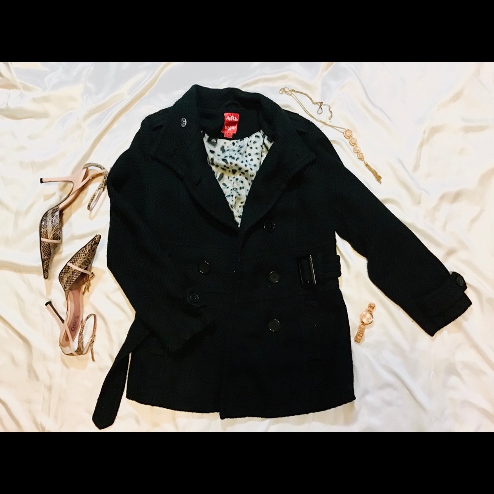 Black Pea Coat